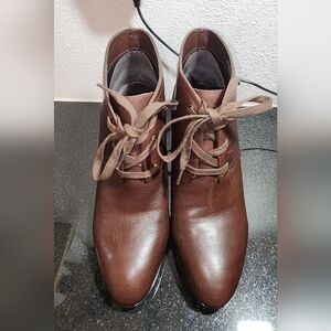 Ralph Lauren Brown Ankle Boots